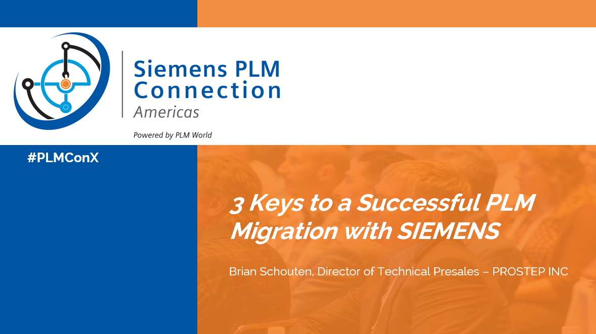 3 Keys to a Successful PLM   Migration with SIEMENS - Presentation