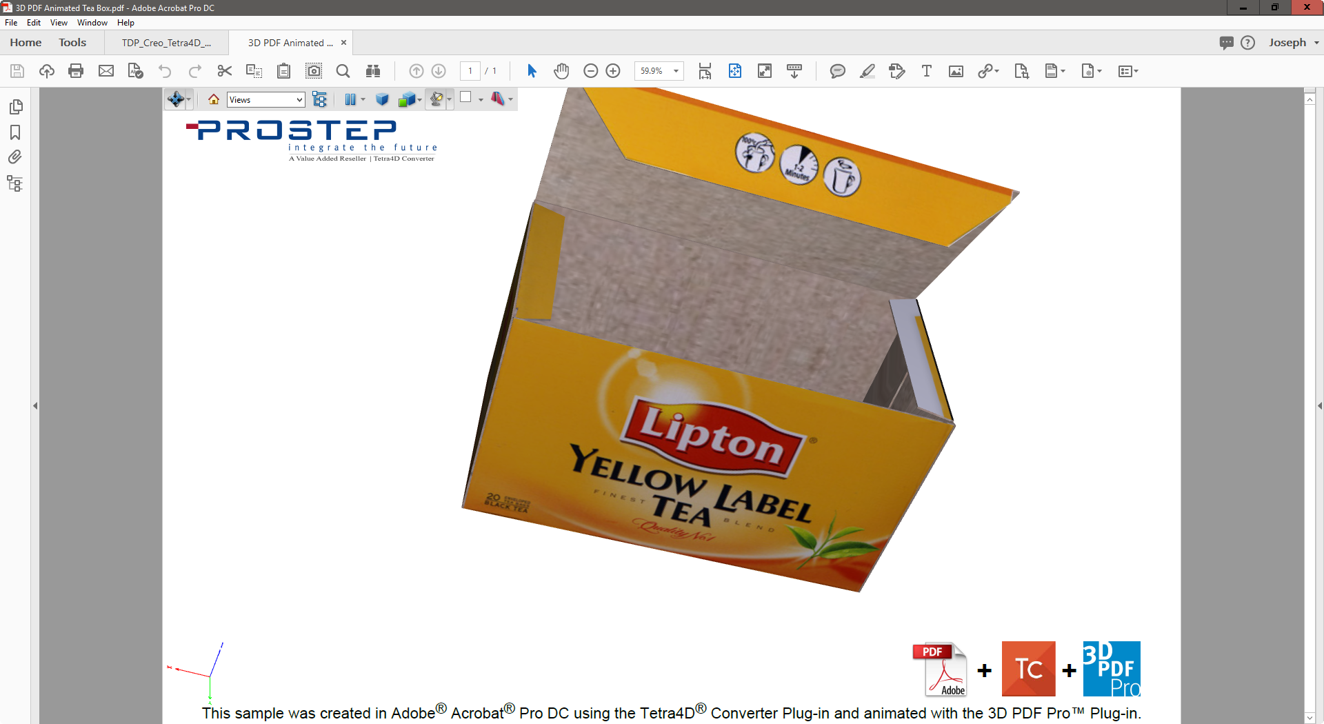 3D-PDF-Animated-Tea-Box-PROSTEP